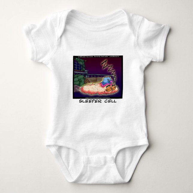Presentes Engraçados Camisetas de Célula Dormente  (Frente)