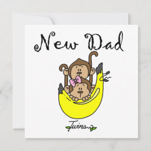 Presentes gêmeos do novo papai do menino e da