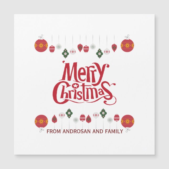 Presentes personalizados de Natal (Frente)