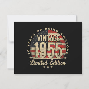 Presentes Vintage 1955 Edição Limitada 70 Anos EUA
