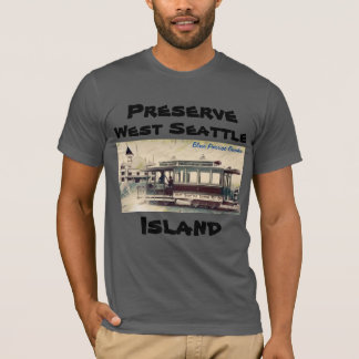 Preservar Carro de Camisa T da Ilha de Seattle Oci