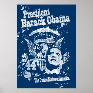 Presidente 44 poster vintage