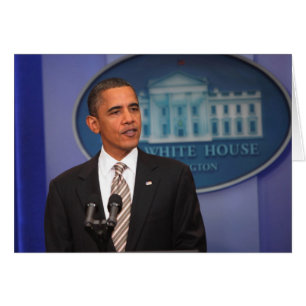 Presidente Barack Obama faz um anúncio