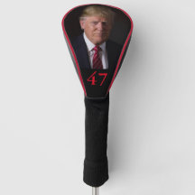 Presidente Donald J. Cobrir Trump 47th Golf Head