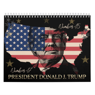 Presidente Donald J. Trump Número 47 Calendário