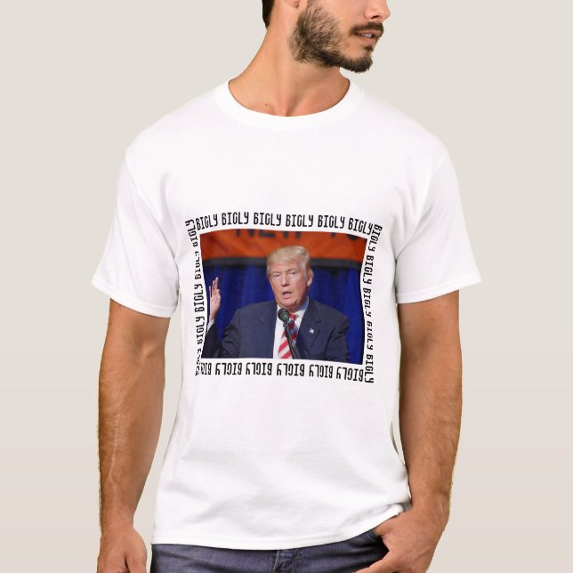 Presidente Donald Trump Camisa "Bigly" (Frente)