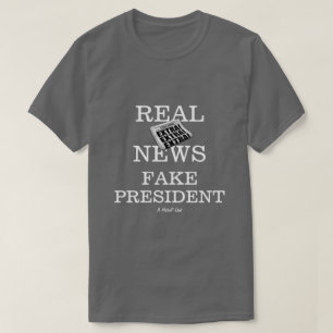 Presidente Falsa do Real News - Uma Camisa MisterP