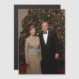 Presidente George Bush, Laura Casa Branca de Natal