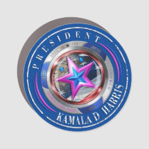 Presidente Harris/Carimbo Walz Medallion