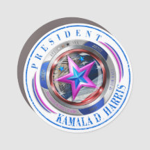 Presidente Harris/Carimbo Walz Medallion