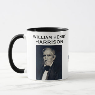 Presidente Harrison, caneca de William Henry