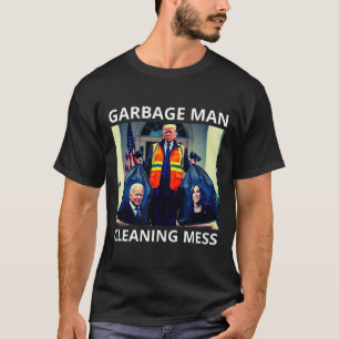 Presidente Homem do Lixo Limpando Bagunça Camiseta