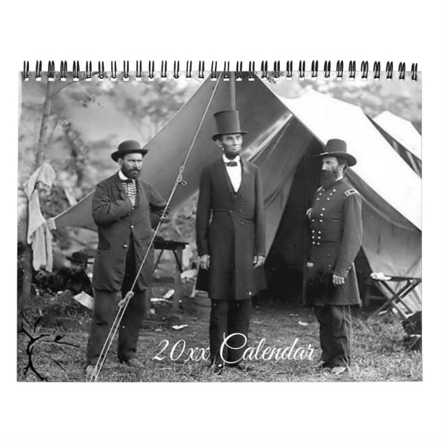 Presidente Lincoln do Calendário da Guerra Civil (Capa)