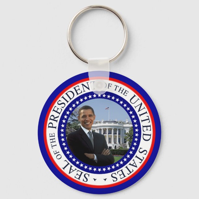 Presidente Obama Casa Branca - Chaveiro (Frente)