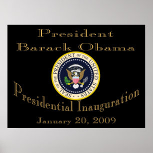 Presidente Obama Comemorativo Poster