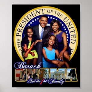 Presidente Obama Família Poster