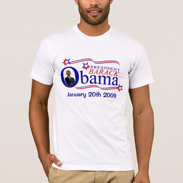 Presidente Obama - o t-shirt dos homens (Frente)