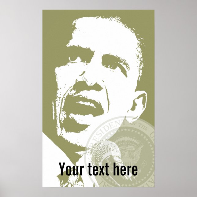 Presidente Obama - Poster - modelo (Frente)