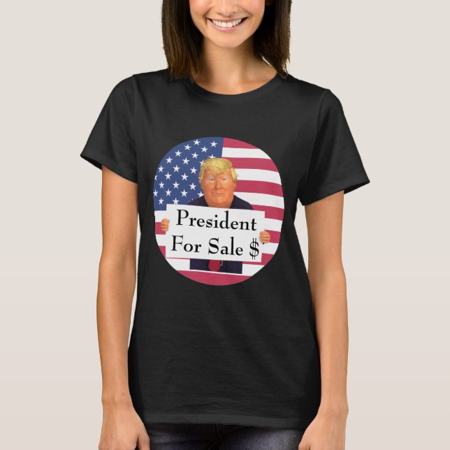Presidente Para Venda De T-Shirt (Frente)