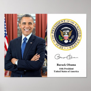 Presidente Poster de Obama 44o