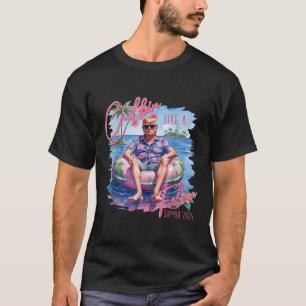 Presidente Trump Camisa Engraçada Chillin Como Um 