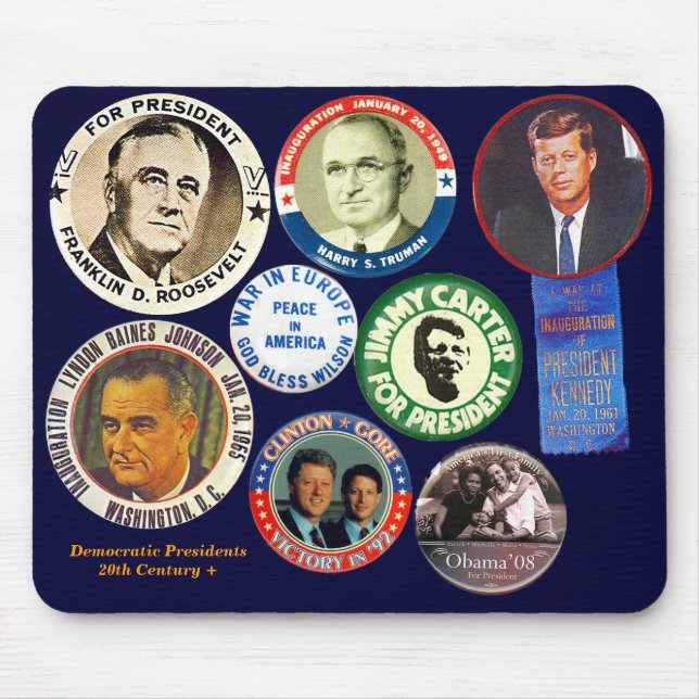 Presidentes Democráticas - Mousepad (Frente)