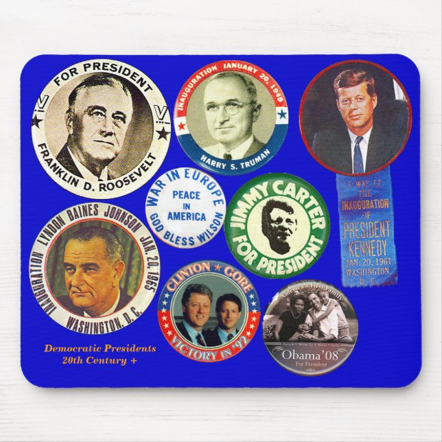 Presidentes Democráticas - Mousepad (Frente)