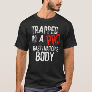Preso na bolsa de T-SHIRT CORPORAL do próCRASTINAT