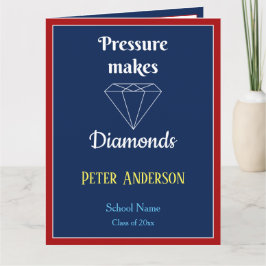 Pressão faz cartão de graduação de ouros