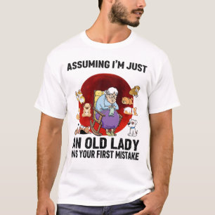 Presumindo Que Sou Apenas Uma Camiseta De Dama Den