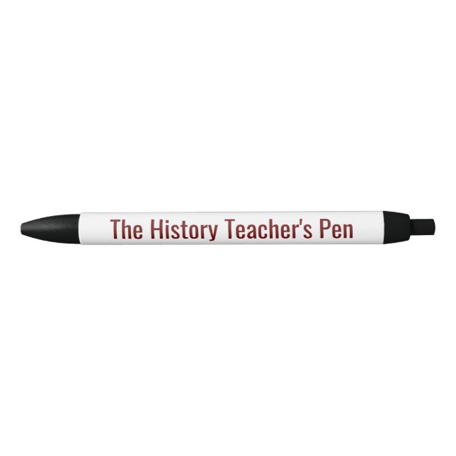 Preta A Caneta do professor de História - Engraçado dota (Frente)