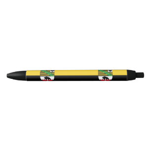 Preta Bandeira da Caneta de Tinta Negra da Saxónia-Anhal