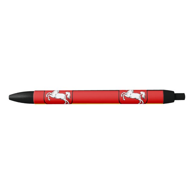 Preta Bandeira da Caneta Negra da Baixa Saxónia (Frente)
