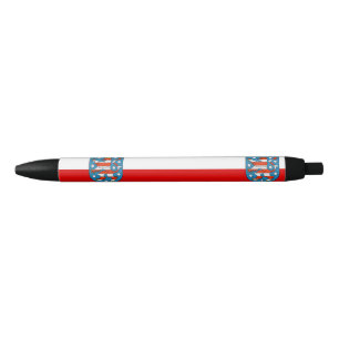 Preta Bandeira da Turíngia Black Ink Caneta