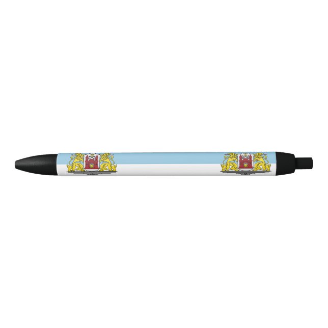 Preta Bandeira de Riga, Letônia Caneta de Tinta Negra (Frente)