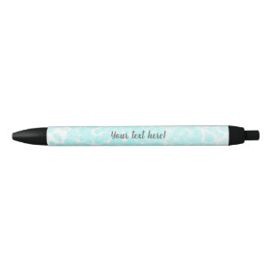 Preta Bolhas azuis caneta personalizada