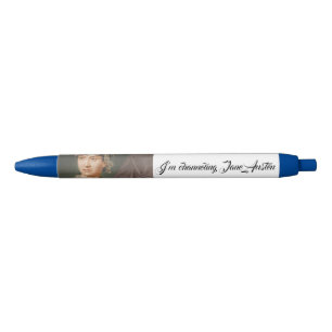 Preta Canalizando a caneta de Jane Austen