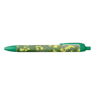 Preta Caneta Amarelo das Flores de Daffodil