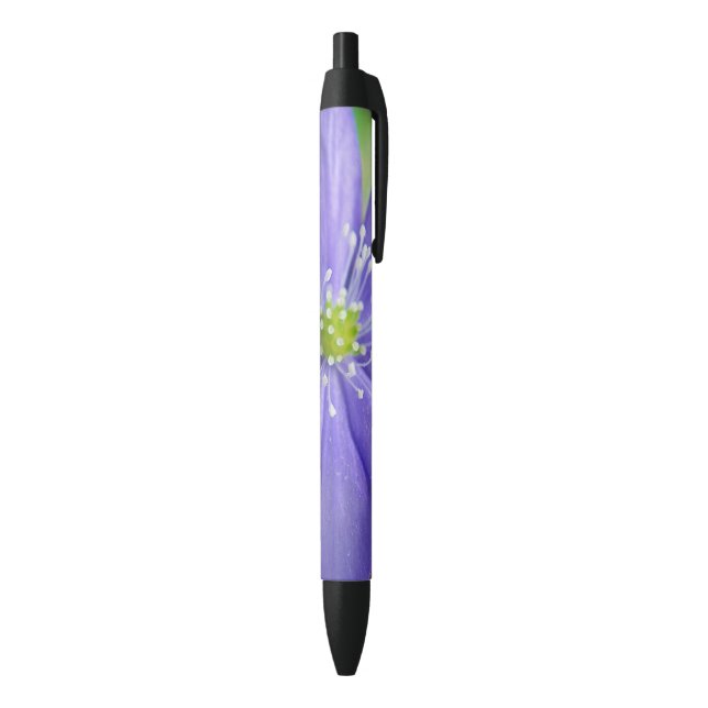 Preta Caneta azul e flor branca (parte de inferior (Vertical))