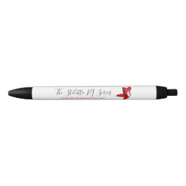 Preta Caneta Ballpoint vestindo Stilettos!