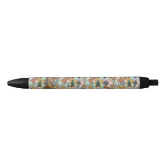 Preta Caneta com acabamento preto personalizado em mosai