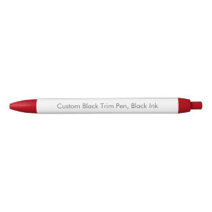 Preta Caneta com acabamento preto personalizado, tinta p