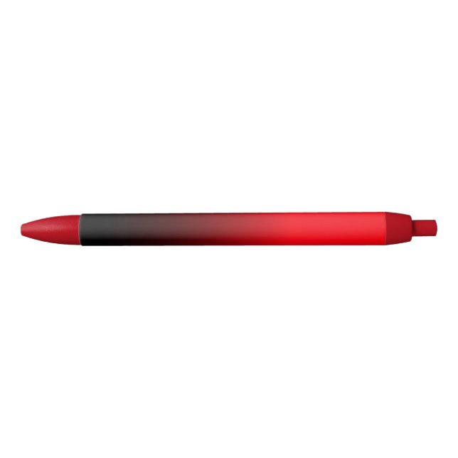 Preta Caneta com gradiente vermelho (Frente)