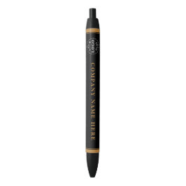 Preta Caneta com Logotipo Personalizado – Promova sua Ma