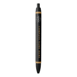 Preta Caneta com Logotipo Personalizado – Promova sua Ma