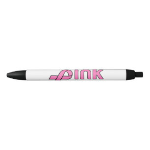 Preta Caneta cor-de-rosa da consciência do cancro da