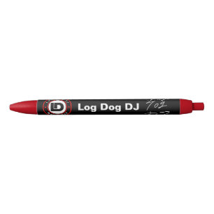 Preta Caneta de Assinatura DJ do Log
