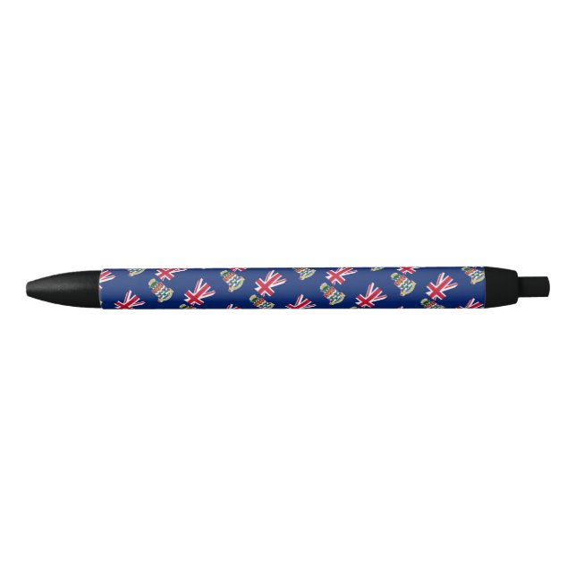 Preta Caneta de Ballpoint das Ilhas Cayman (Frente)