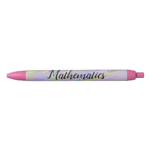 Preta Caneta de Doddle Roxo da Matemática Personalizada