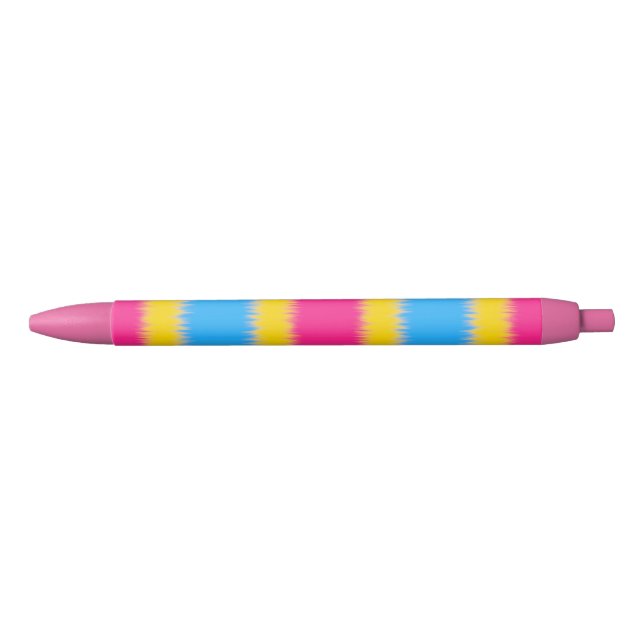 Preta Caneta de Faixa Larga da Bandeira Pansexual (Frente)